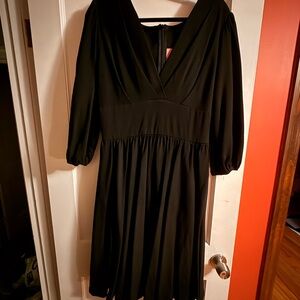 Vixen by Micheline Pitt Bawdy Flare Dress in Black